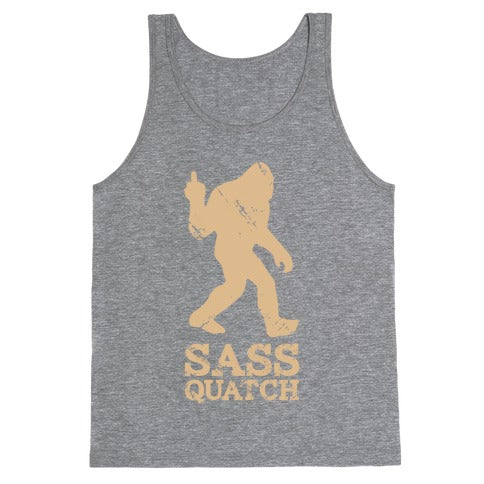 Sass Quatch Crossing Tank Top